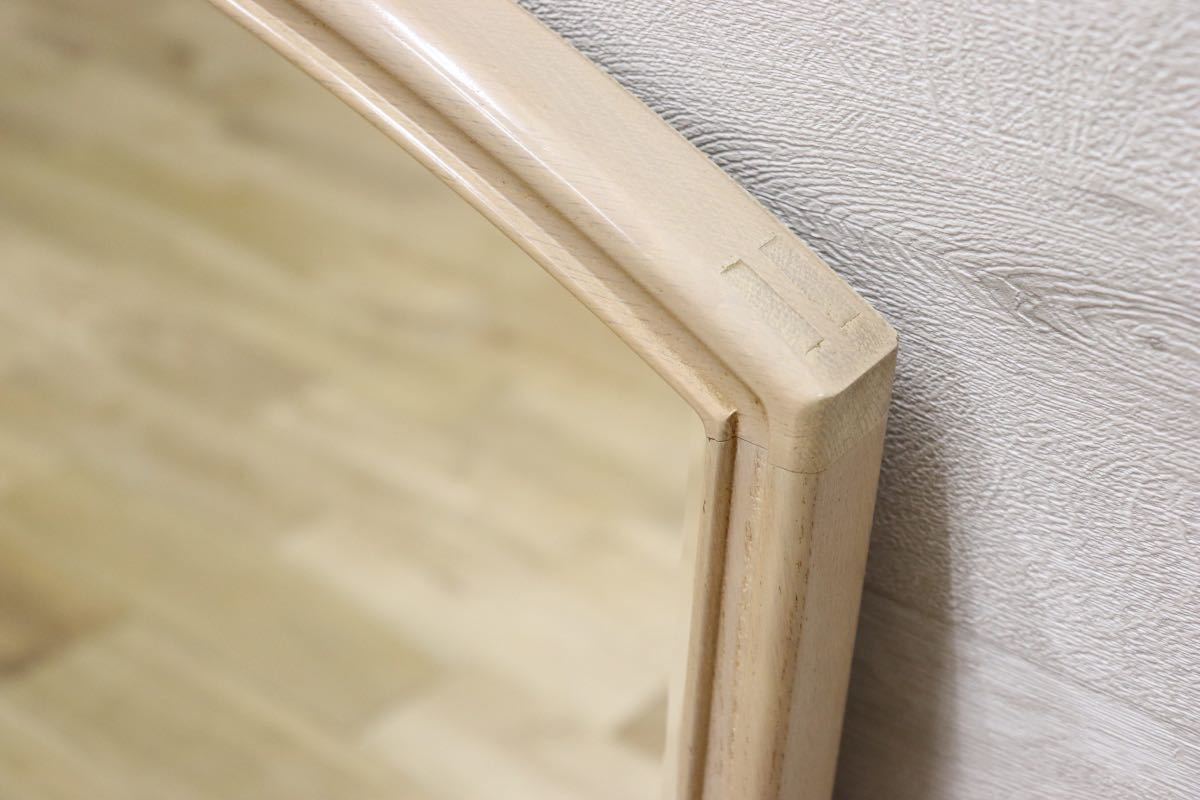 GMET380M○壁掛けミラー ウォールミラー 鏡 姿見 シンプルモダン 木製フレーム 大型ミラー オーク材 US クラシック 検)ドレクセル DREXEL