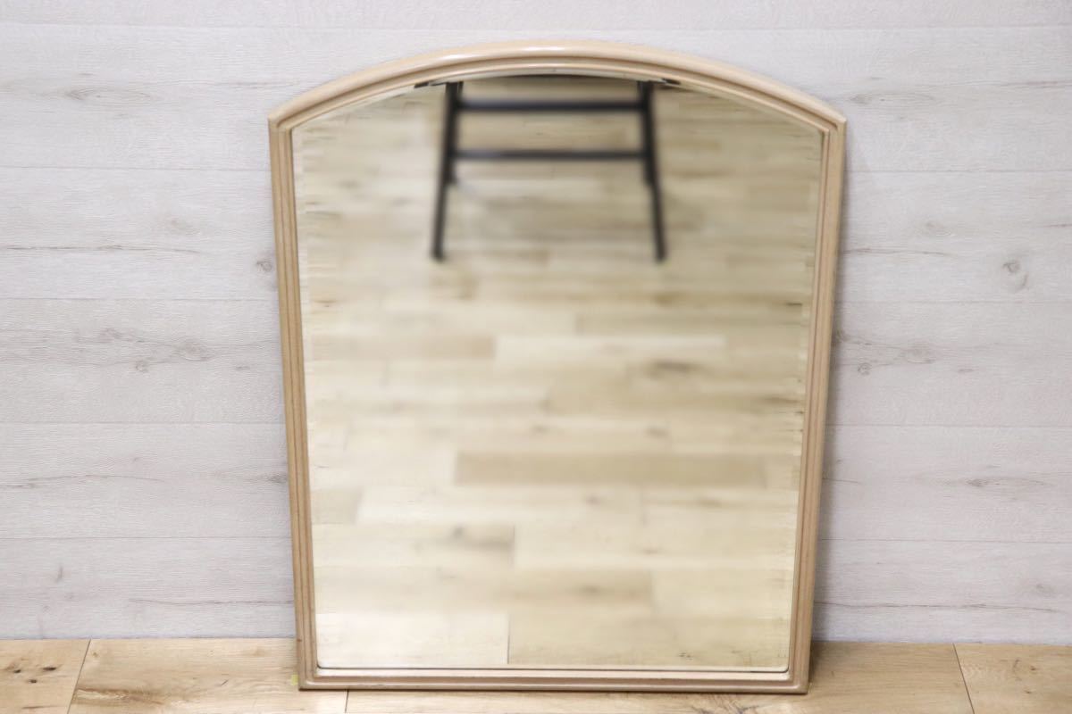 GMET380M○壁掛けミラー ウォールミラー 鏡 姿見 シンプルモダン 木製フレーム 大型ミラー オーク材 US クラシック 検)ドレクセル DREXEL