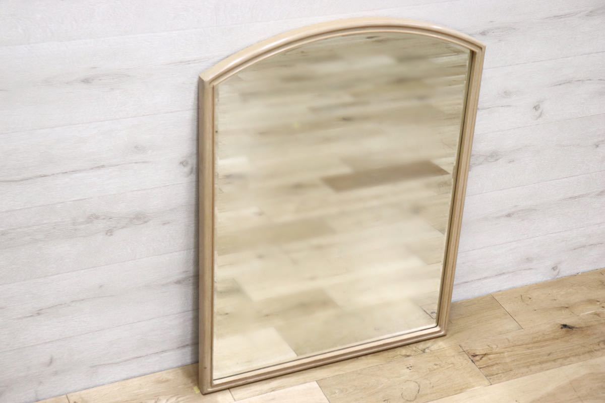 GMET380M○壁掛けミラー ウォールミラー 鏡 姿見 シンプルモダン 木製フレーム 大型ミラー オーク材 US クラシック 検)ドレクセル DREXEL