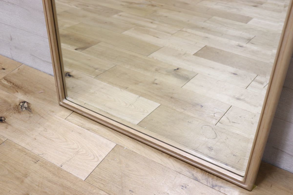 GMET380M○壁掛けミラー ウォールミラー 鏡 姿見 シンプルモダン 木製フレーム 大型ミラー オーク材 US クラシック 検)ドレクセル DREXEL