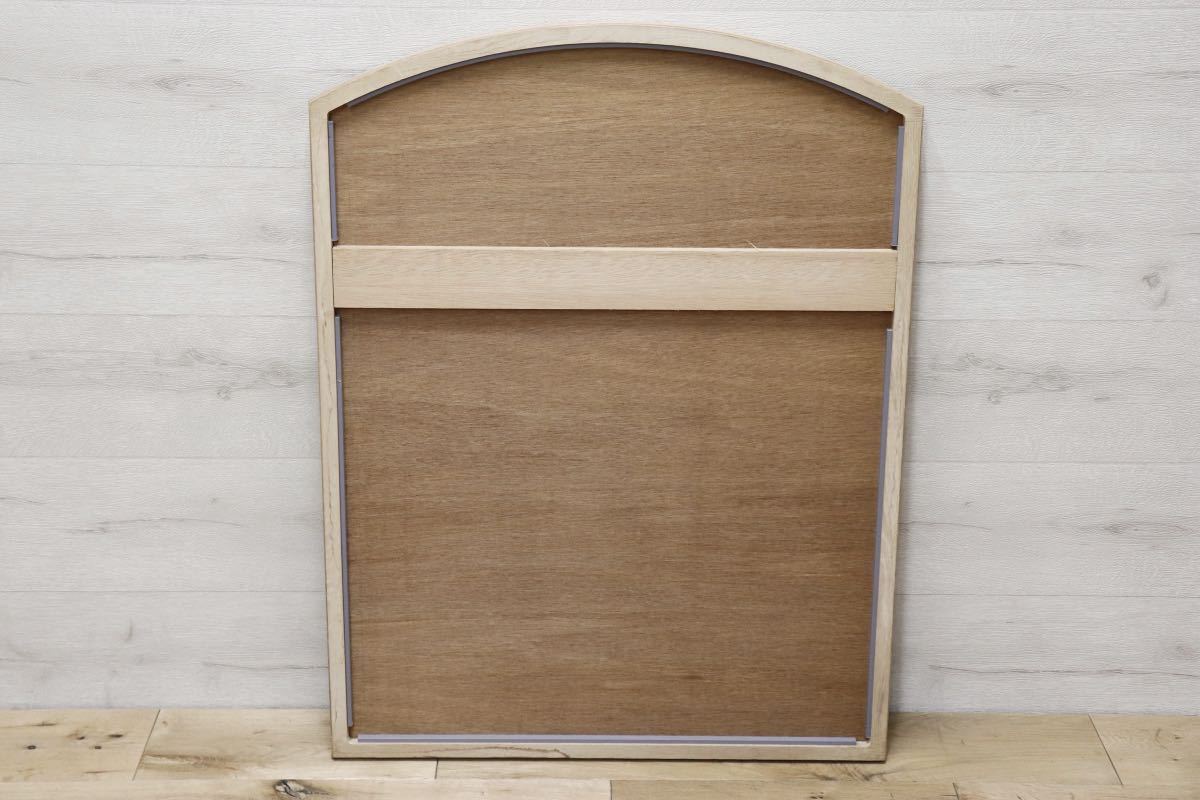 GMET380O○壁掛けミラー ウォールミラー 鏡 姿見 シンプルモダン 木製フレーム 大型ミラー オーク材 US クラシック 検)ドレクセル DREXEL