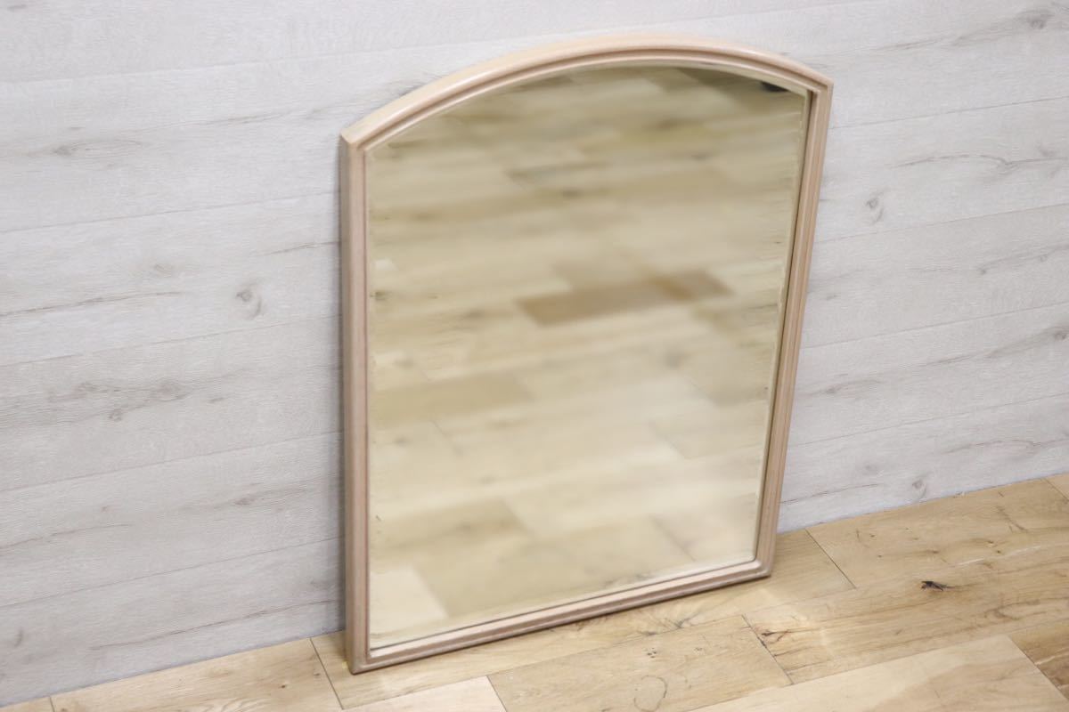 GMET380P○壁掛けミラー ウォールミラー 鏡 姿見 シンプルモダン 木製フレーム 大型ミラー オーク材 US クラシック 検)ドレクセル DREXEL