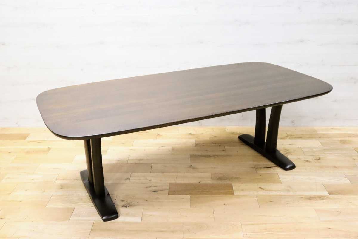 GMFK92○ibata / イバタインテリア ダイニングテーブル 食卓テーブル 作業台 楢材 机 飛騨家具 展示品