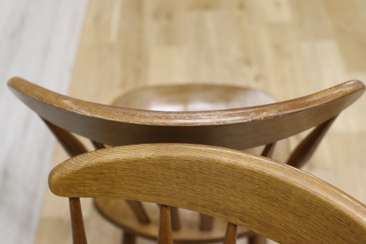 GMFK86A○太平 WINDS ダイニングチェア 椅子 無垢材 2脚セット 飛騨家具 レトロ カントリー カフェ ノスタルジック アンティーク