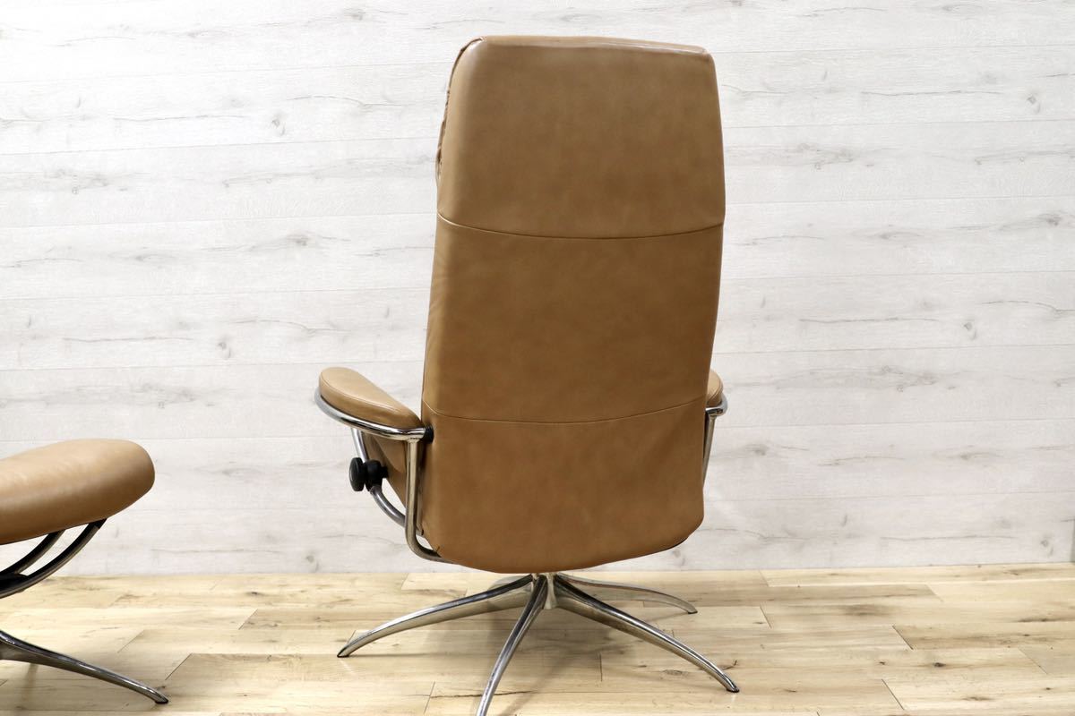 GMFK124○EKORNES / エコーネス ストレスレス メトロ Metro リクライニングソファ オットマン 北欧ノルウェー 約36万 展示品