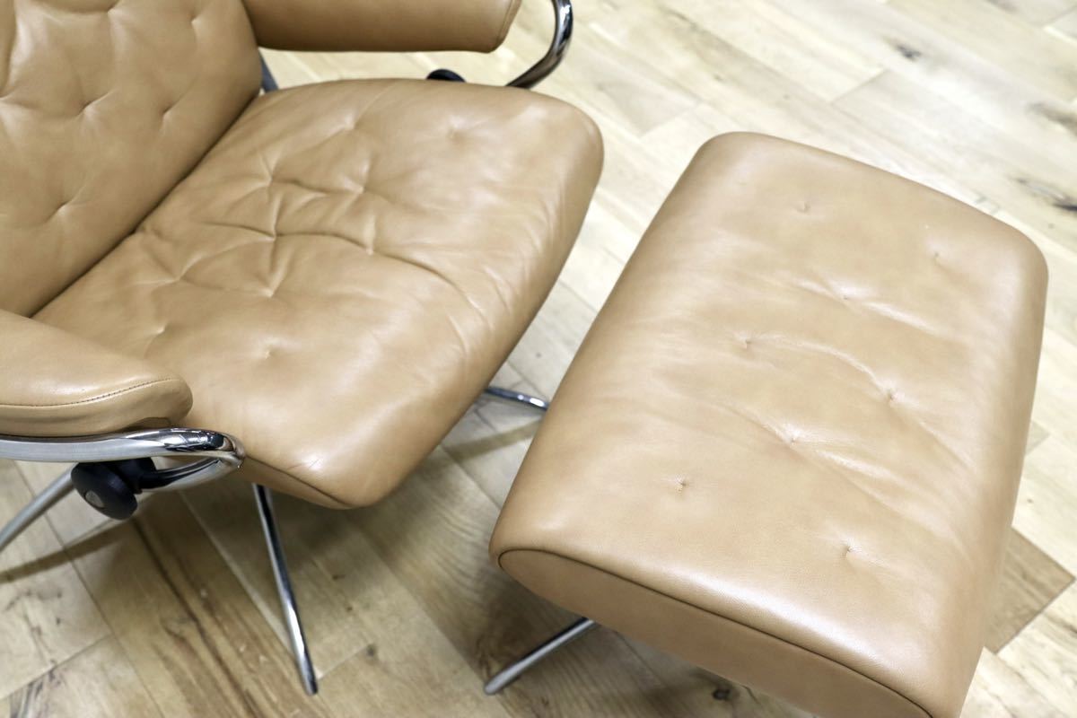 GMFK124○EKORNES / エコーネス ストレスレス メトロ Metro リクライニングソファ オットマン 北欧ノルウェー 約36万 展示品