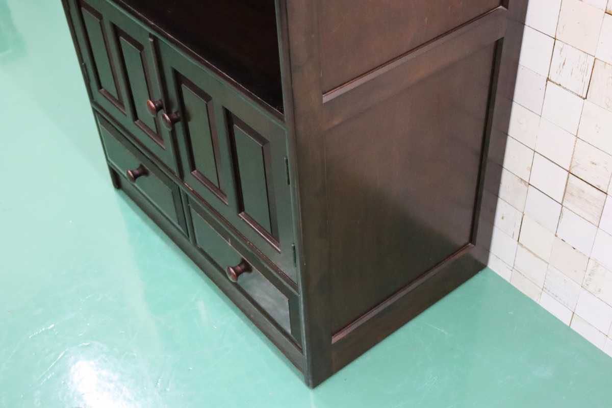 GMFT87○松本民芸家具 希少 TVボード AVボード TV台 オーディオラック リビング収納 民芸家具 伝統工芸 和家具 ミズメザクラ 無垢材