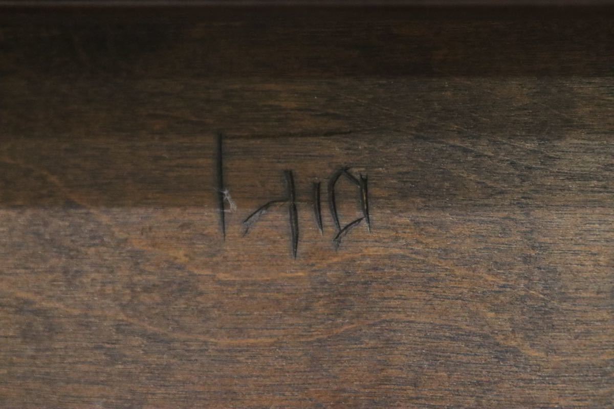 GMFN62○松本民芸家具 A型電話台 ミズメザクラ 民芸家具 飾り台 花台 クズ布 アンティーク レトロ 和室 座敷 和家具 和モダン