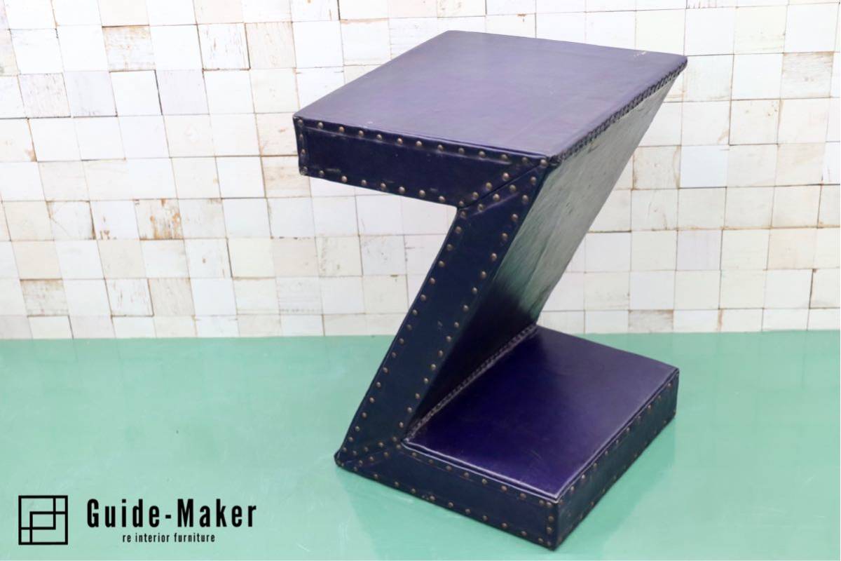 GMFT55○イタリアモダン ジグザグ テーブル サイドテーブル コンソールテ GMFT55B○イタリアモダン ジグザグ テーブル サイドテーブル