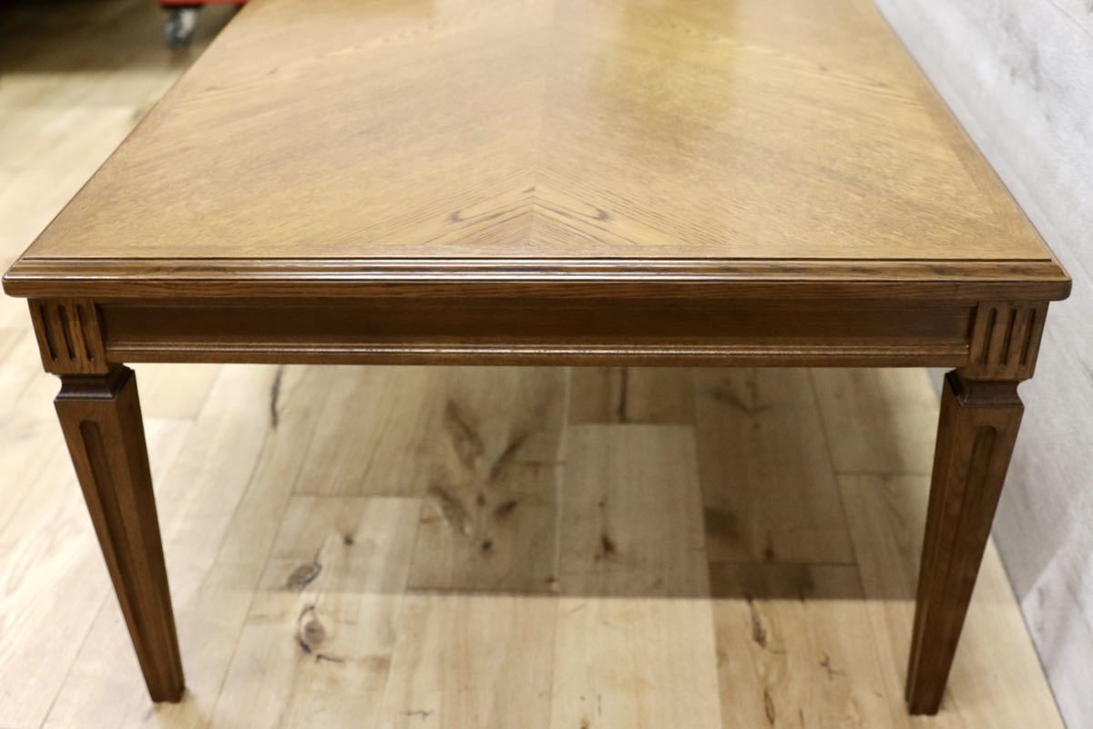 GMFT103○domani / ドマーニ QUEENSLIFE クイーンズライフ センターテーブル リビングテーブル カリモク最高峰 定価17万 展示品