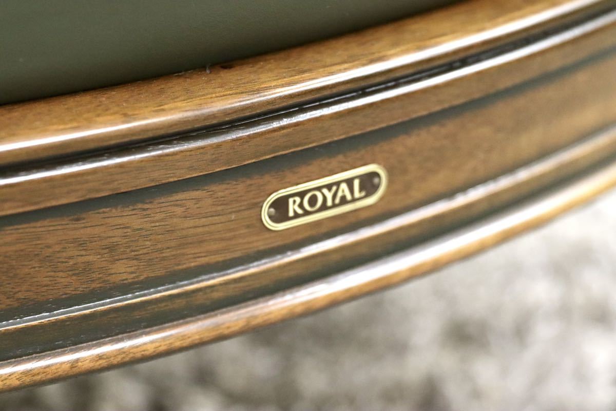 GMFK141D○maruni / マルニ ROYAL ロイヤル シャルル 地中海 1人掛けソファ ラウンジチェア 本革 クラシック 国産家具 定価約43万