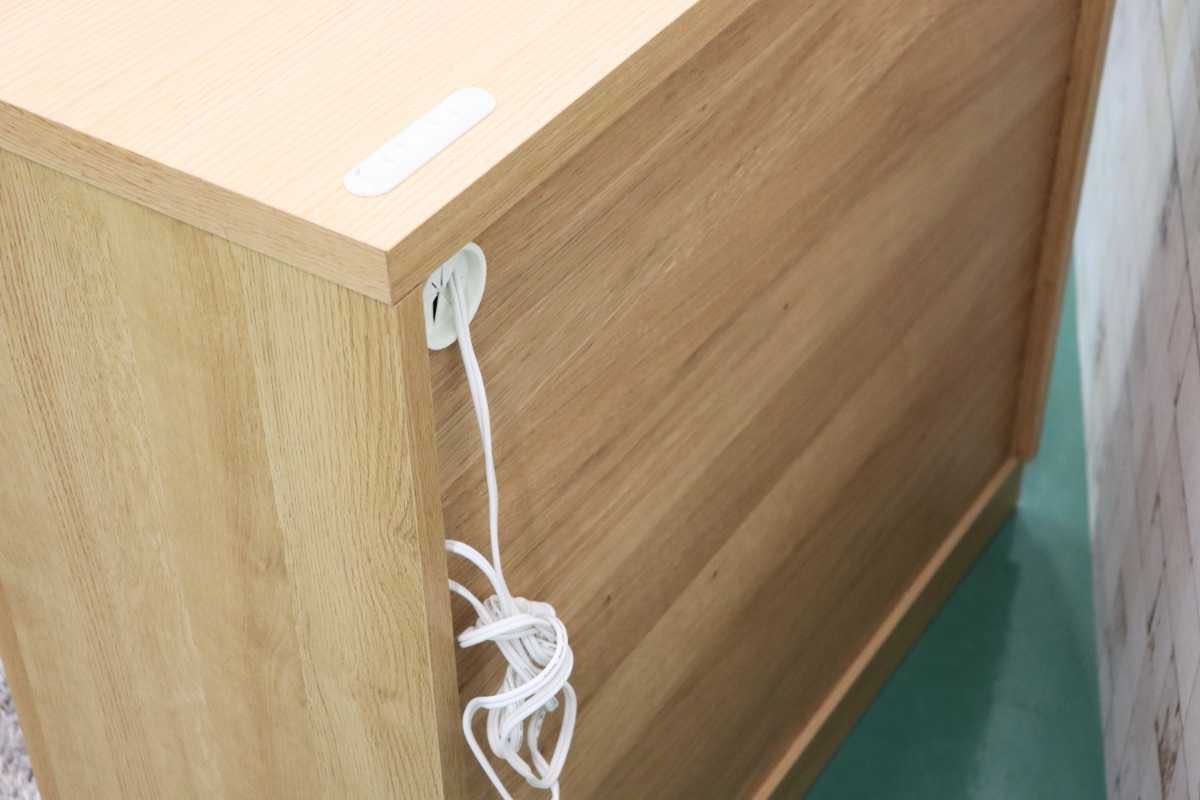 GMFH57○MORITA / モリタインテリア トランク キャビM キャビネット 食器棚 収納棚 レンジ台 ナチュラル オーク材 北欧スタイル