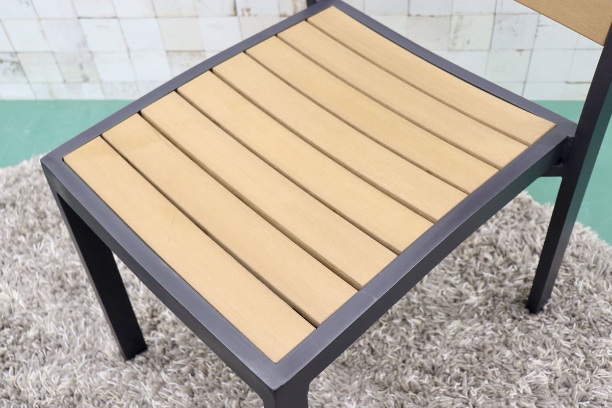 GMEN299○CHERRY FURNITURE / 桜屋工業 椅子 スチール ガーデンチェア 未使用品