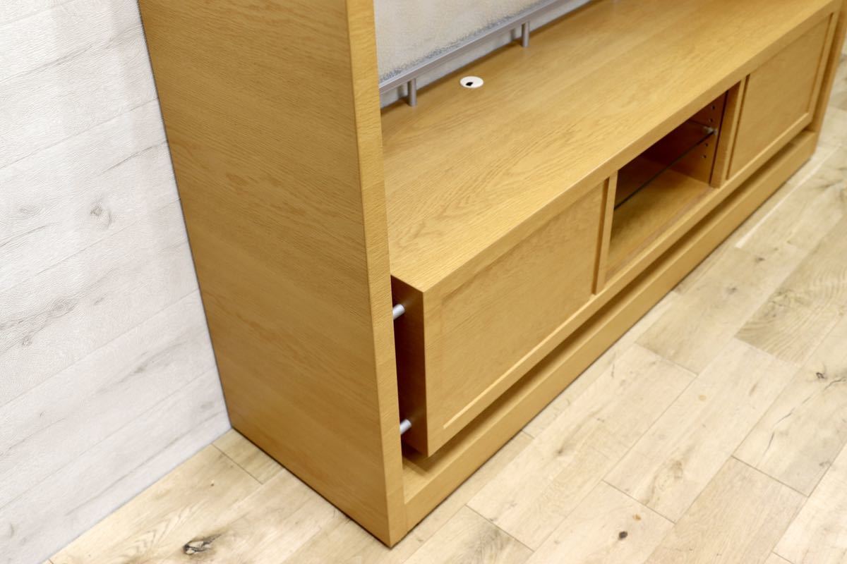 GMFN79○モデルルーム展示品 リビングボード テレビボード TVボード AVボード レッドオーク材