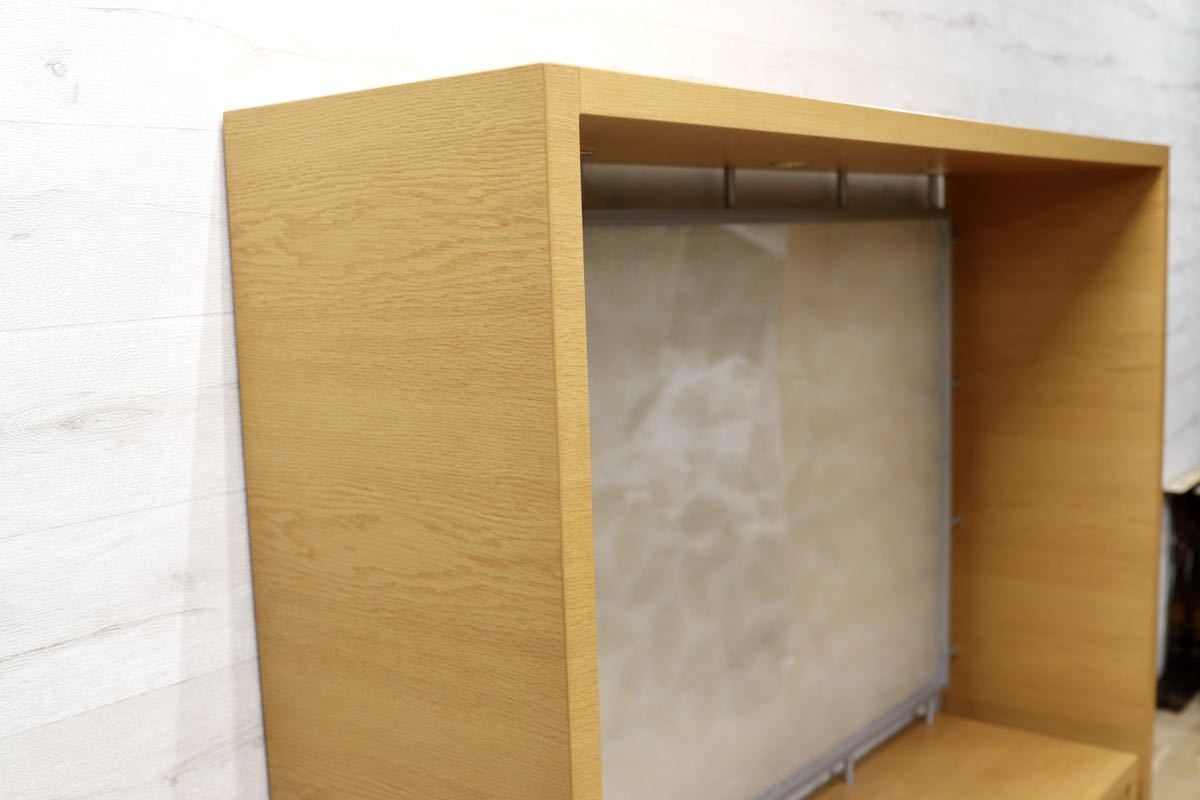 GMFN79○モデルルーム展示品 リビングボード テレビボード TVボード AVボード レッドオーク材