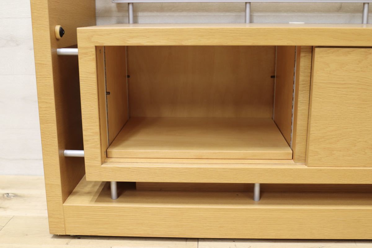 GMFN79○モデルルーム展示品 リビングボード テレビボード TVボード AVボード レッドオーク材