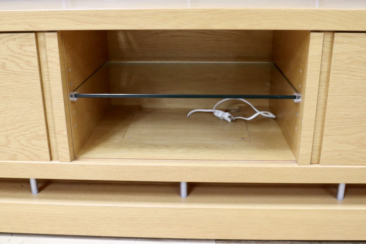 GMFN79○モデルルーム展示品 リビングボード テレビボード TVボード AVボード レッドオーク材