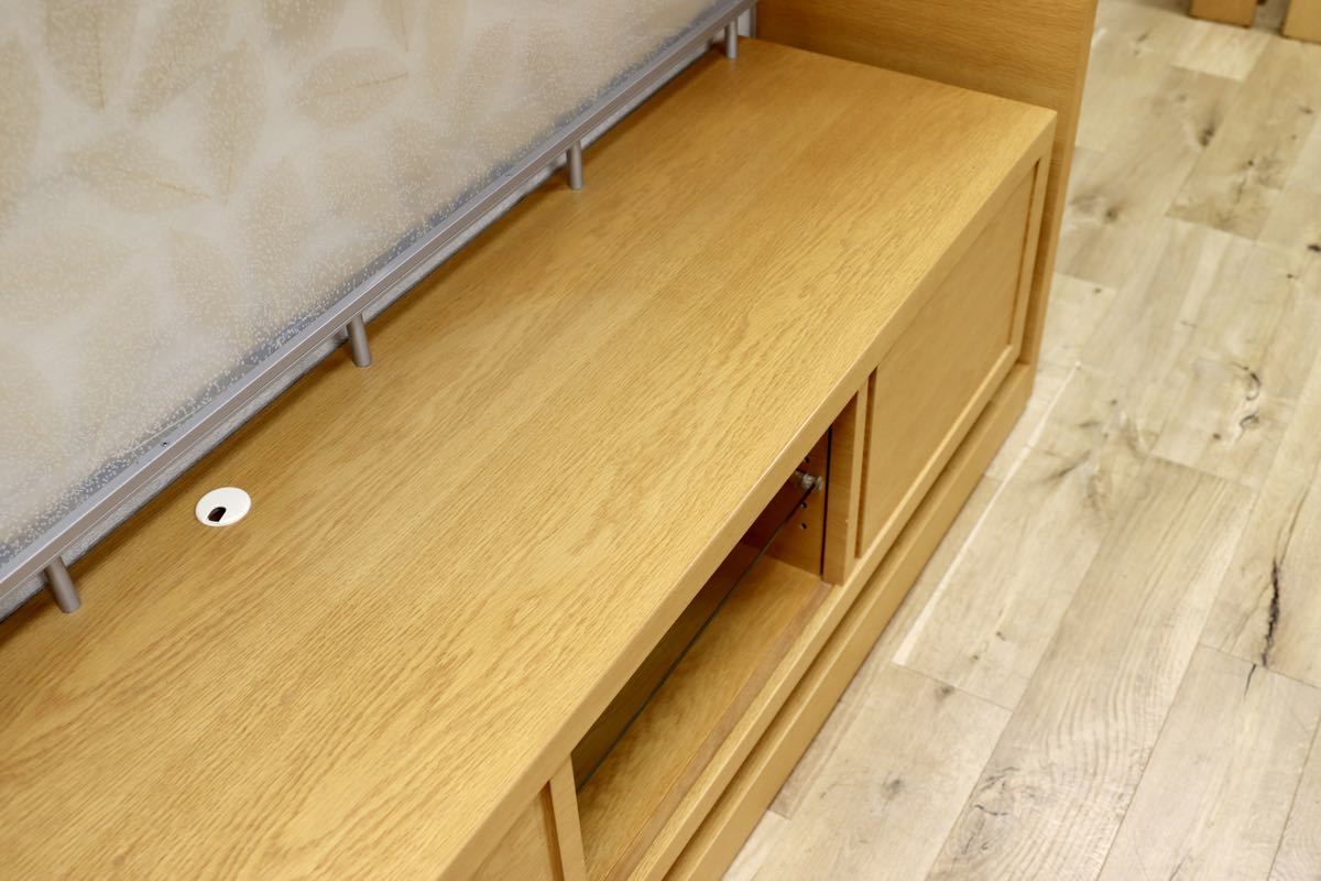 GMFN79○モデルルーム展示品 リビングボード テレビボード TVボード AVボード レッドオーク材