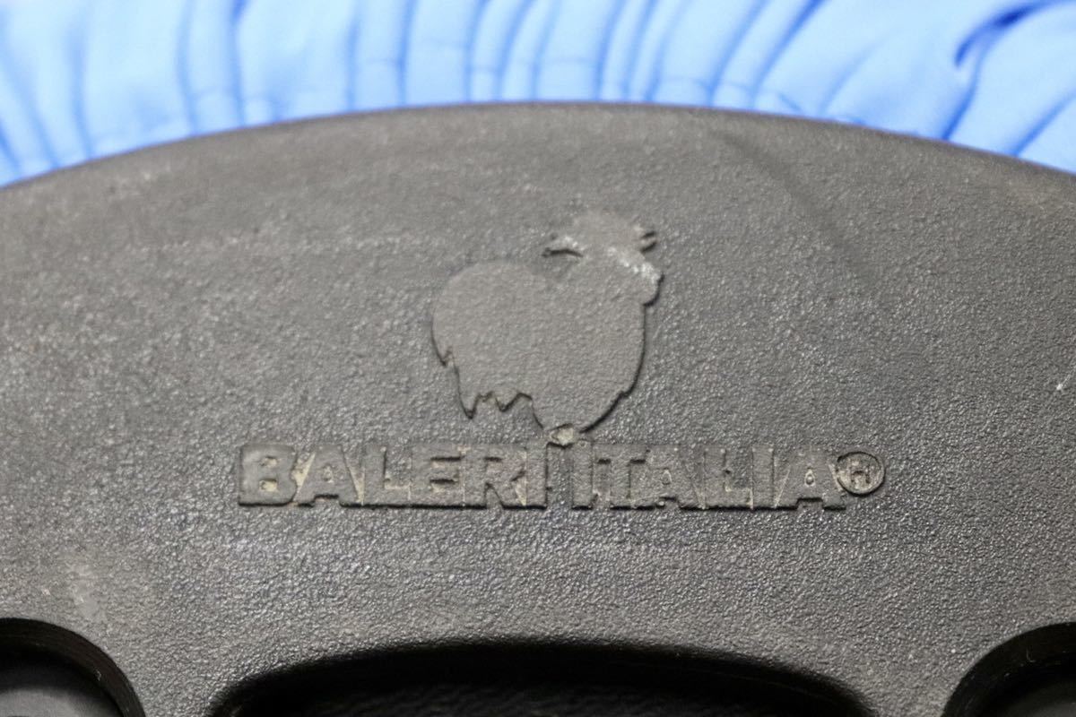 GMFN19I○Baleri Italia / バレリ イタリア Tatino タティーノ スツール オットマン スカイブルー 定価約8.2万 新規張替え済