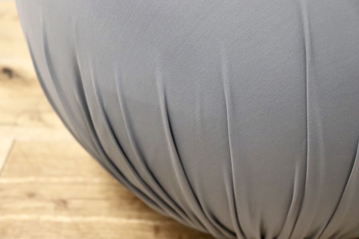 GMFN19H○Baleri Italia / バレリ イタリア Tatino タティーノ スツール オットマン グレー 定価約8.2万 新規張替え済