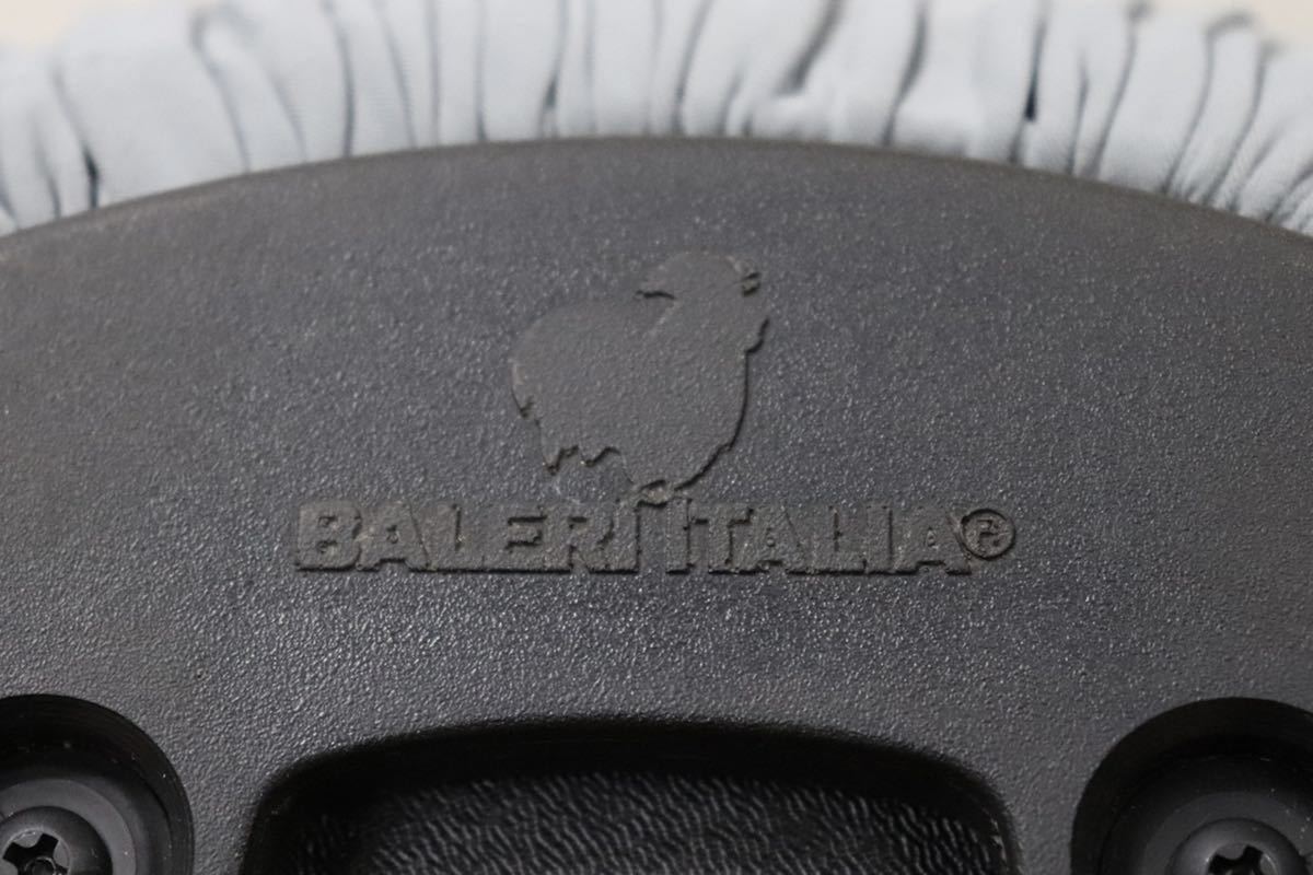 GMFN19H○Baleri Italia / バレリ イタリア Tatino タティーノ スツール オットマン グレー 定価約8.2万 新規張替え済