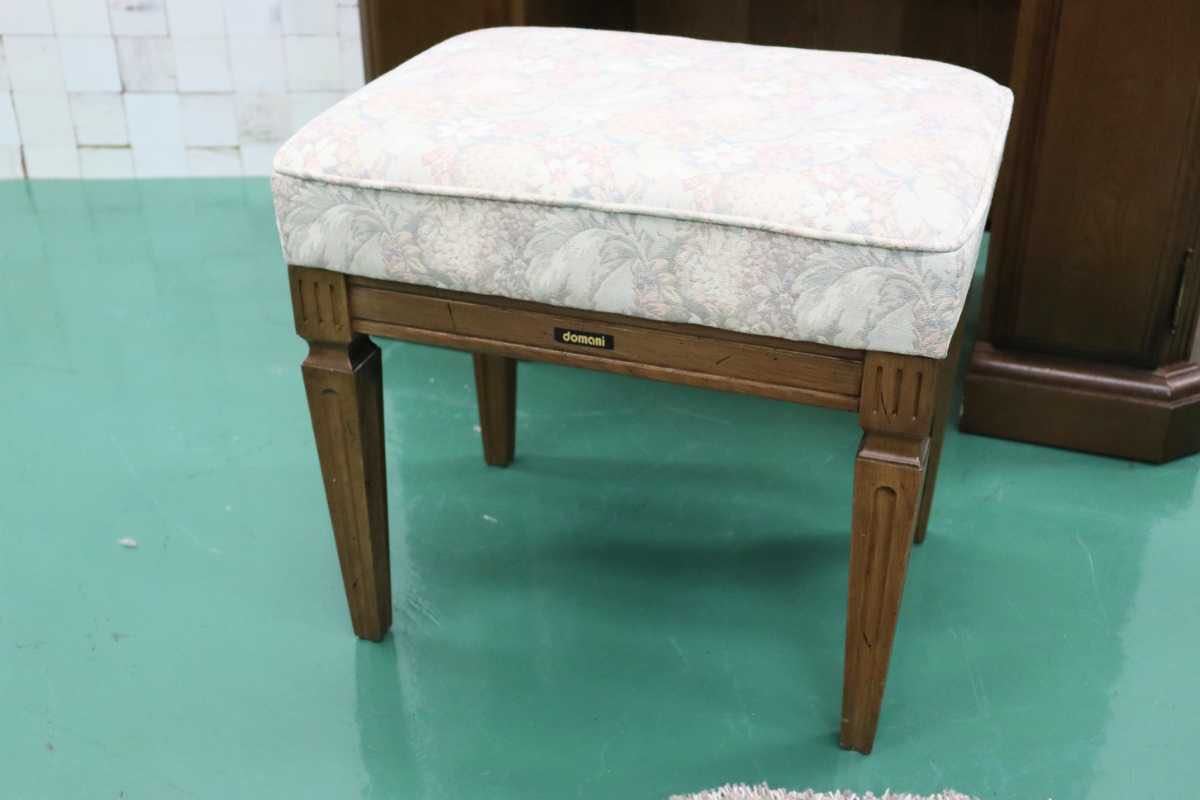 GMFS52○domani / ドマーニ QUEENS LIFE クイーンズライフ 鏡台 ドレッサー カリモク最高峰 スツール付き 定価約35万