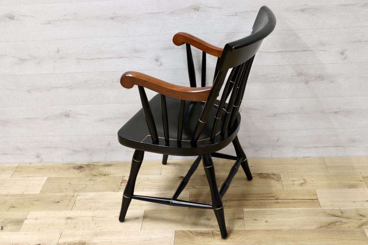 GMFK182○Nichols stone / ニコルス ストーン 希少 ウィンザーチェア キャプテンチェア 椅子 アメリカ モダン ファニチャー 横浜ダニエル