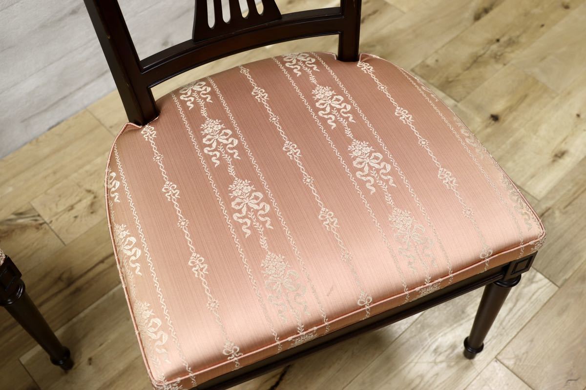 GMFK184B○domani / ドマーニ プロシード 廃番 ダイニングチェア 椅子 2脚セット クラシカル アンティーク調 カリモク最高峰