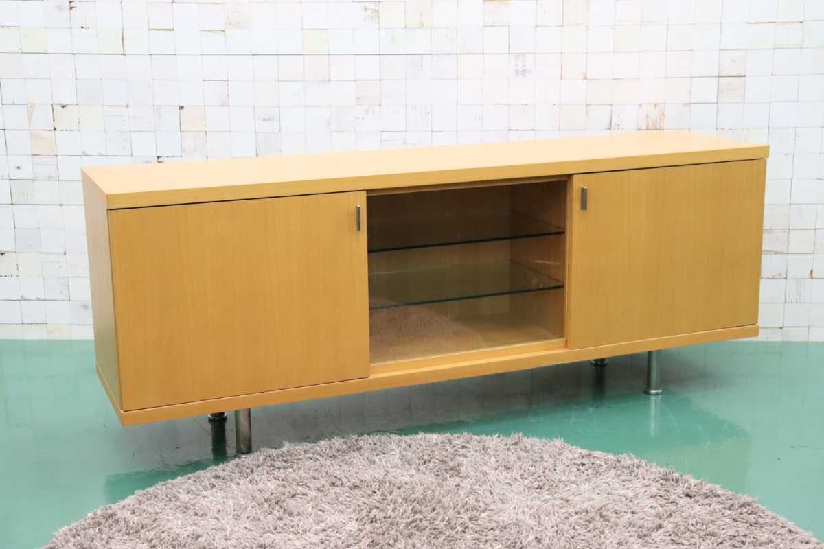 GMFH22○PPM Corporation / ピーピーエムコーポレーション サイドボード リビングボード ナチュラル 希少 IDC大塚家具