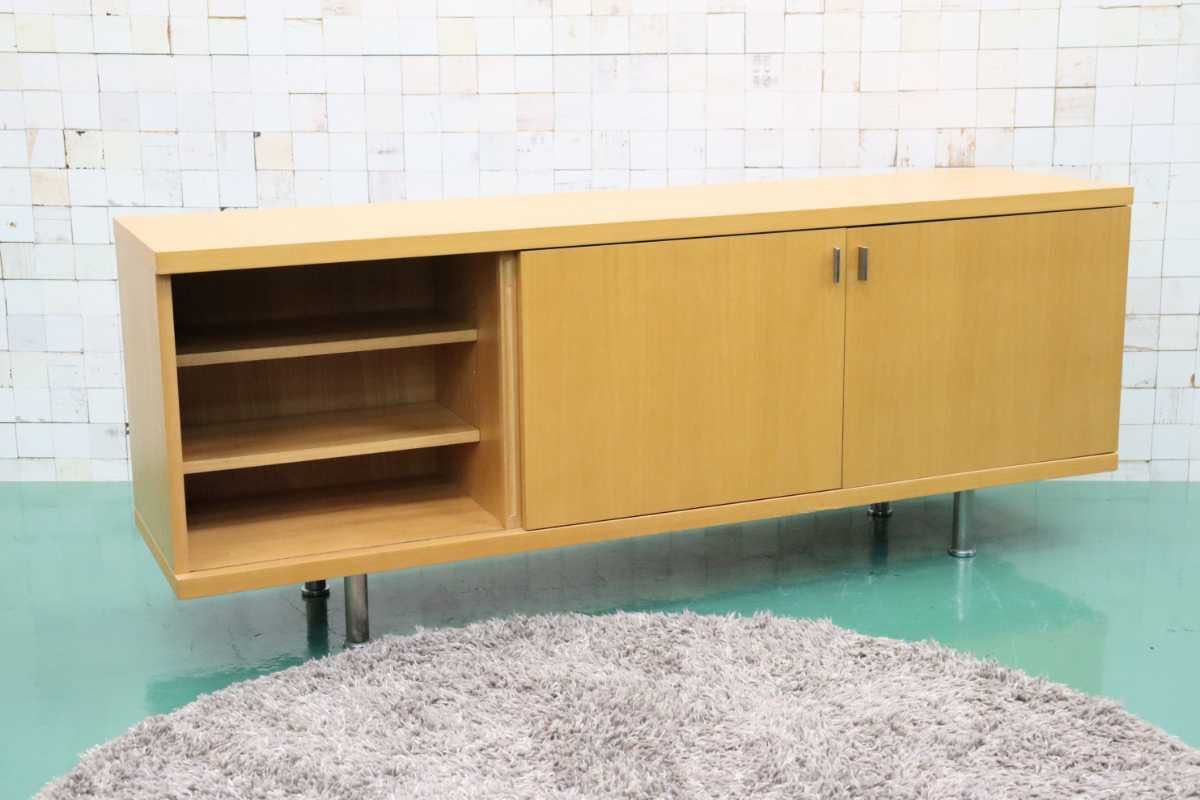 GMFH22○PPM Corporation / ピーピーエムコーポレーション サイドボード リビングボード ナチュラル 希少 IDC大塚家具