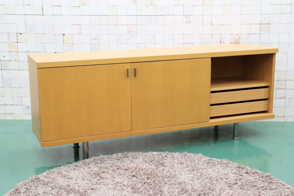 GMFH22○PPM Corporation / ピーピーエムコーポレーション サイドボード リビングボード ナチュラル 希少 IDC大塚家具