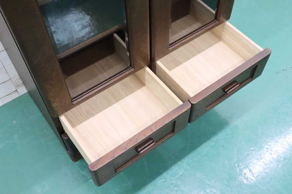 GMFT150B○浜本工芸 / HAMAMOTO リビングボード キャビネット リビング収納 飾り棚 木製 楢材 カントリー