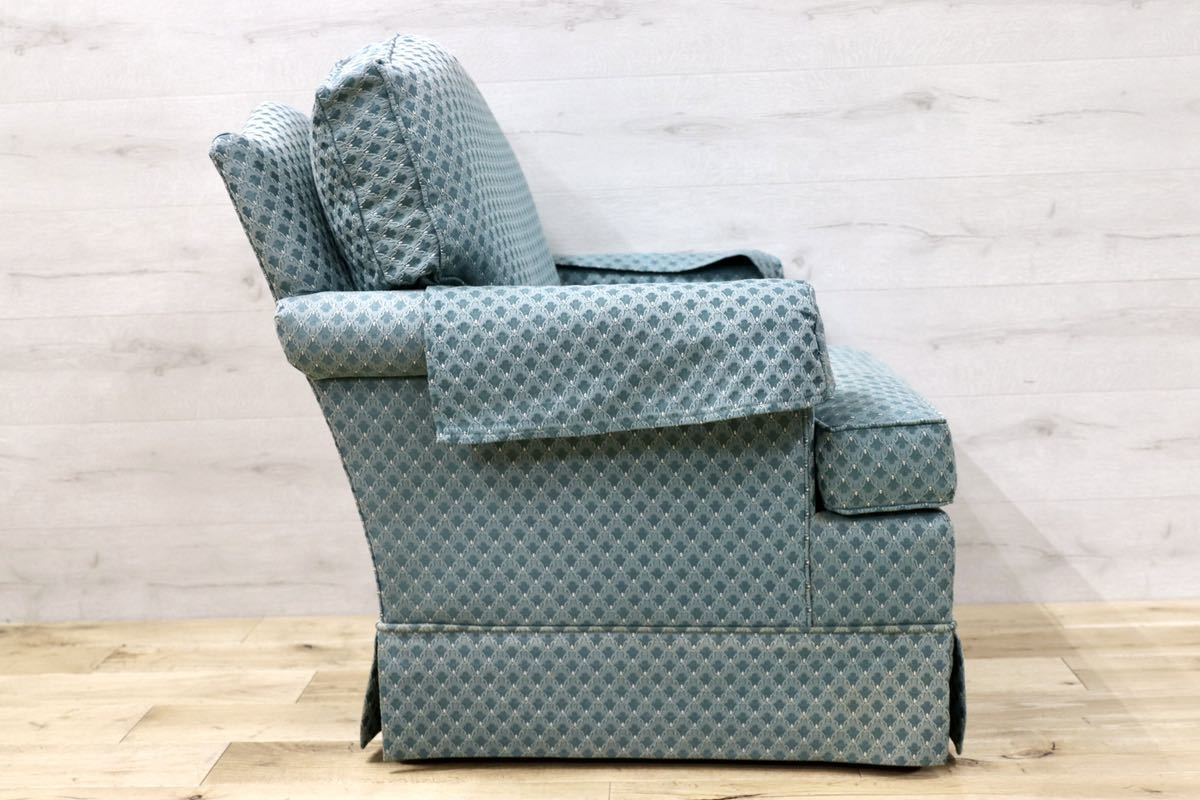 GMFK224A○Thomasville / トーマスビル IDC大塚家具 1人掛けソファ シングルソファ リビング 応接 ファブリック US クラシック 定価14万
