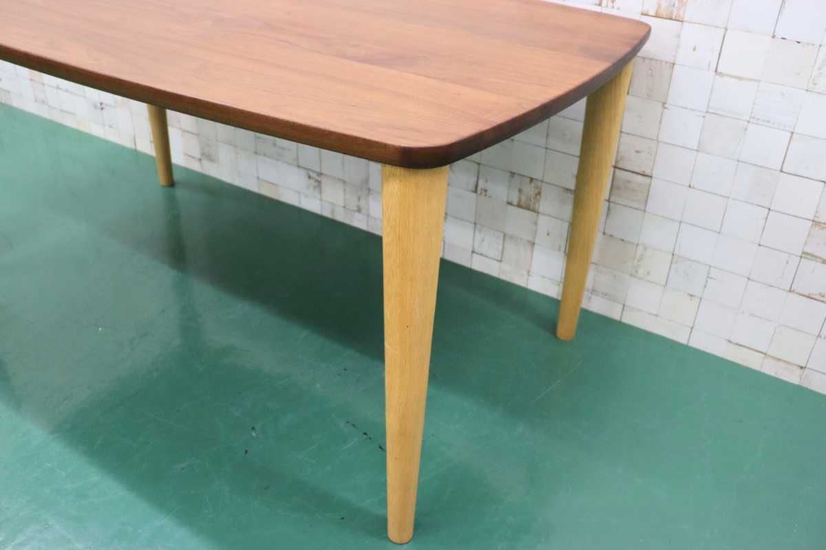 GMFN131○柏木工 / KASHIWA BE STYLE BDTダイニングテーブル 食卓テーブル 作業台 ウォールナット×オーク 飛騨家具 定価約26万 展示品