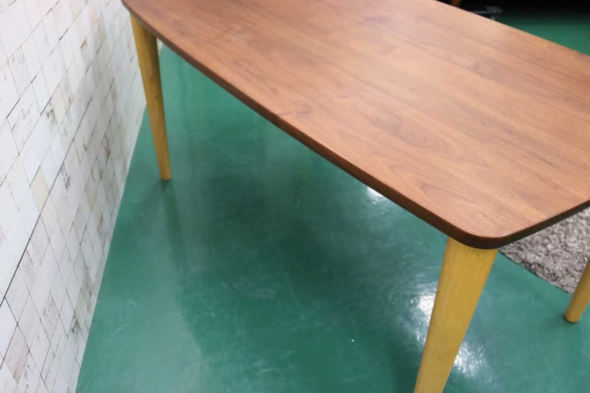 GMFN131○柏木工 / KASHIWA BE STYLE BDTダイニングテーブル 食卓テーブル 作業台 ウォールナット×オーク 飛騨家具 定価約26万 展示品