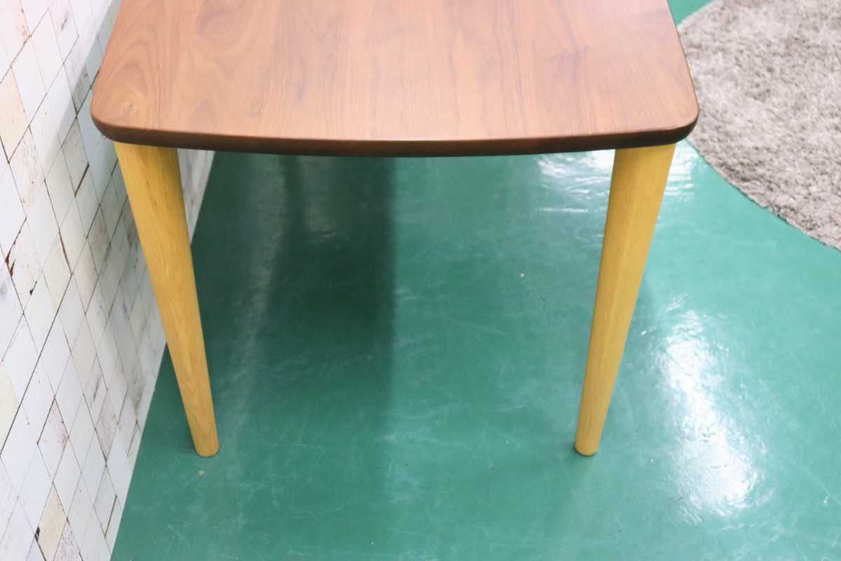 GMFN131○柏木工 / KASHIWA BE STYLE BDTダイニングテーブル 食卓テーブル 作業台 ウォールナット×オーク 飛騨家具 定価約26万 展示品