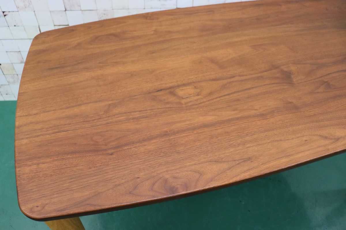 GMFN131○柏木工 / KASHIWA BE STYLE BDTダイニングテーブル 食卓テーブル 作業台 ウォールナット×オーク 飛騨家具 定価約26万 展示品