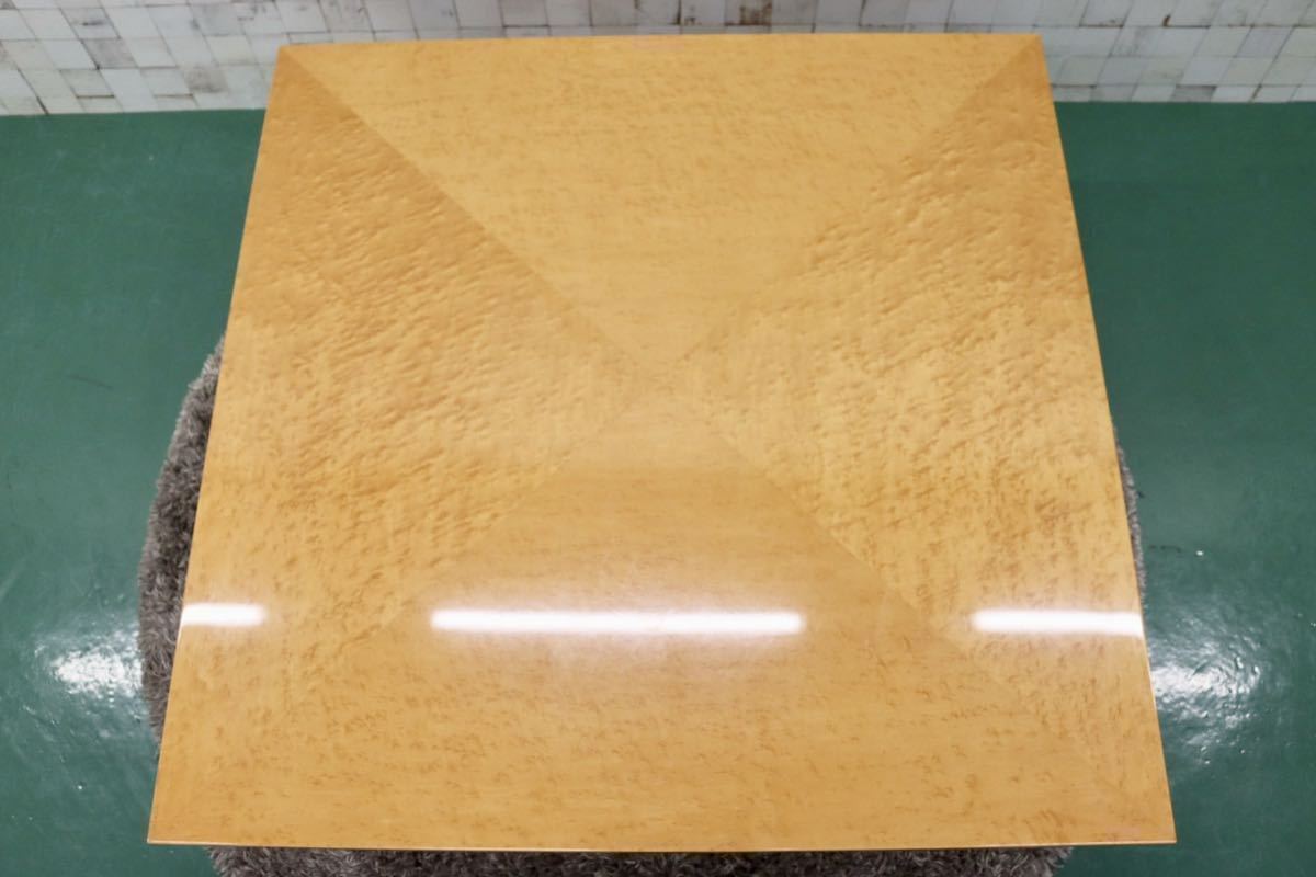 GMFF17○藤川家具 SPLENDOR スプレンダー バーズアイメープル IDC大塚家具 センターテーブル リビングテーブル 約33万 美品