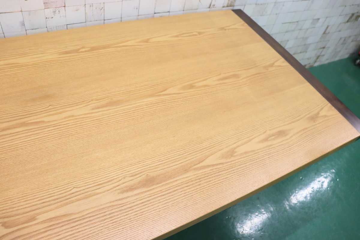 GMFT166○上久商店 藏 190Wテーブル ダイニングテーブル 食卓テーブル 作業台 タモ材 ナチュラル 大川家具 展示品