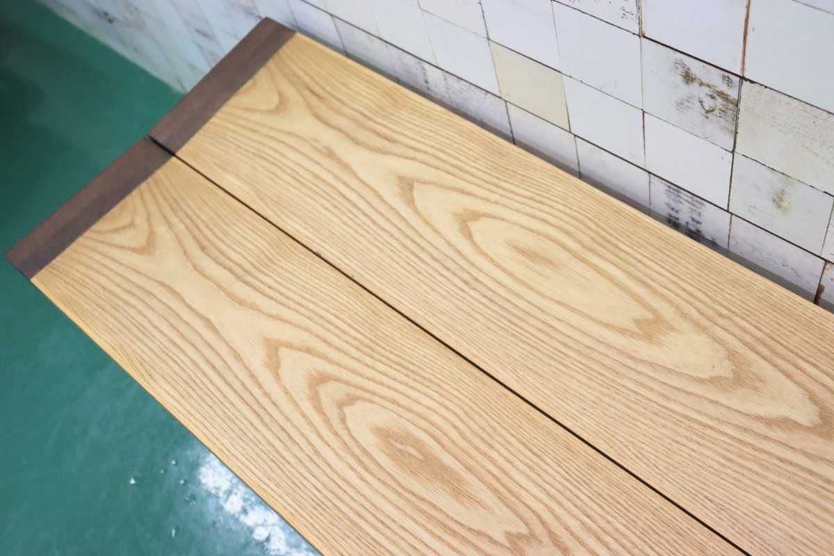 GMFT166○上久商店 藏 180Wベンチ ウッドベンチ ダイニングチェア 椅子 食卓椅子 長椅子 タモ材 大川家具 展示品