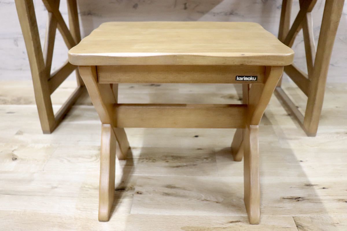 GMFK253○karimoku / カリモク ドレッサー 鏡台 化粧台 作業机 デスク スツールセット 椅子 ナチュラル 国産家具