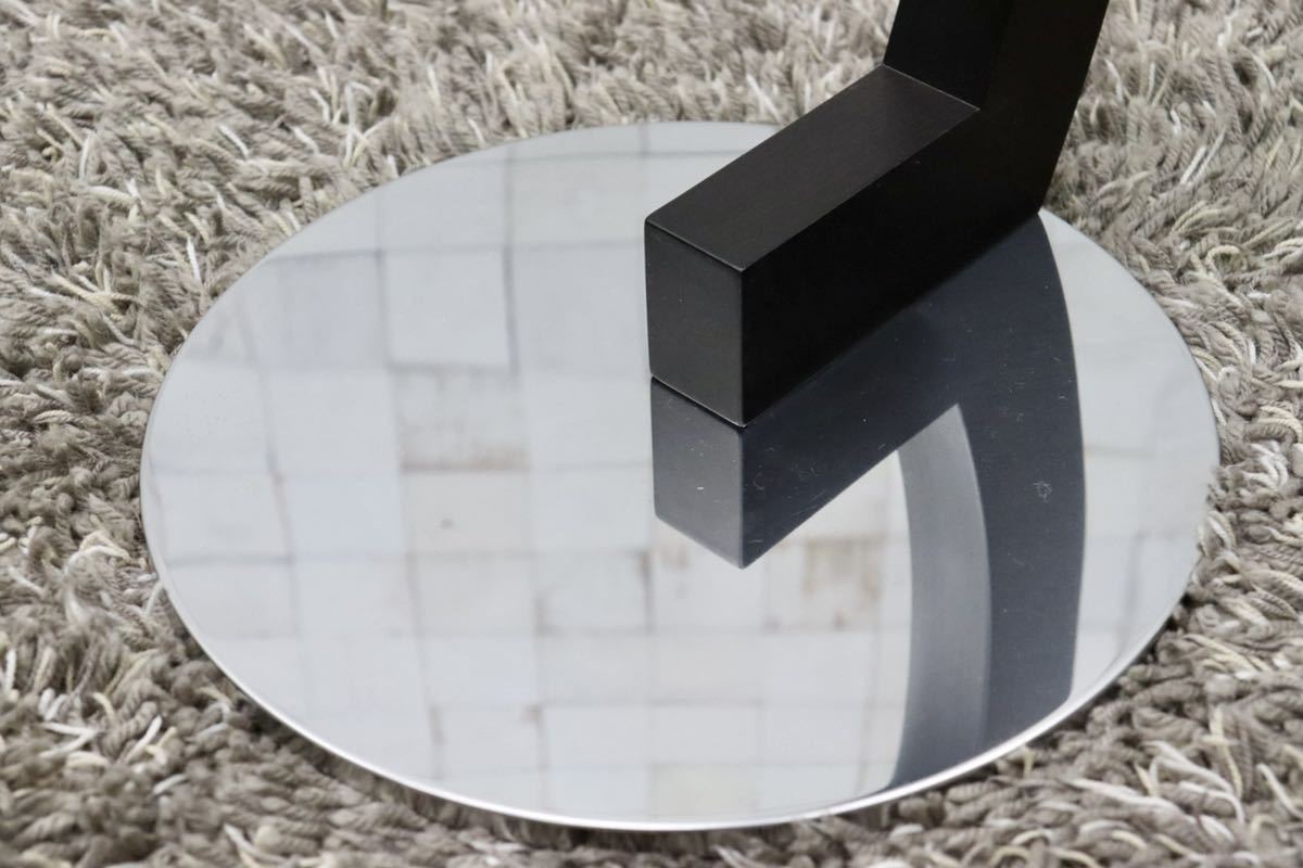 GMFS107○cattelan italia / カッテラン イタリア Zen サイドテーブル ガラス製 Giorgio Cattelan 定価約13万