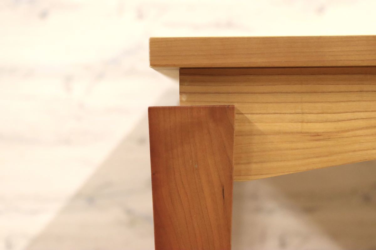 GMFH124○porada / ポラダ TABLO2 ダイニングテーブル 食卓テーブル チェリー材 定価32.4万 イタリア モダン アクタス ACTUS