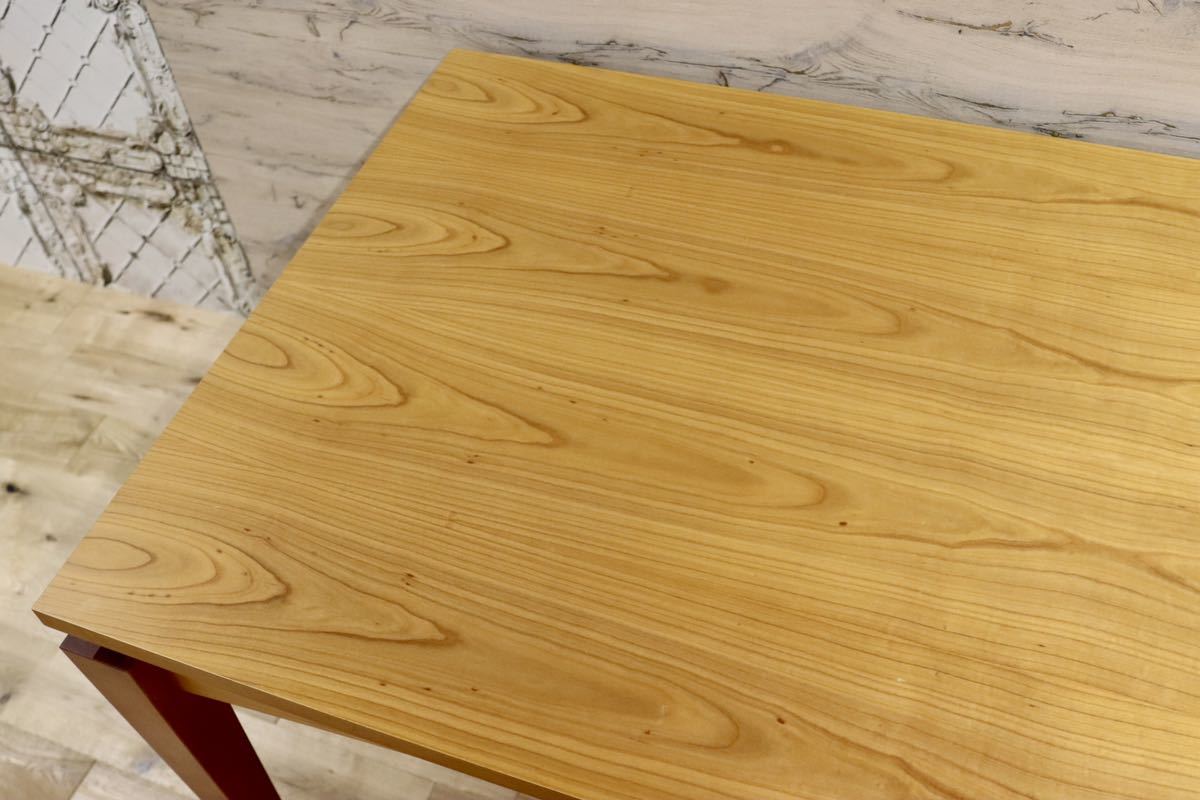 GMFH124○porada / ポラダ TABLO2 ダイニングテーブル 食卓テーブル チェリー材 定価32.4万 イタリア モダン アクタス ACTUS