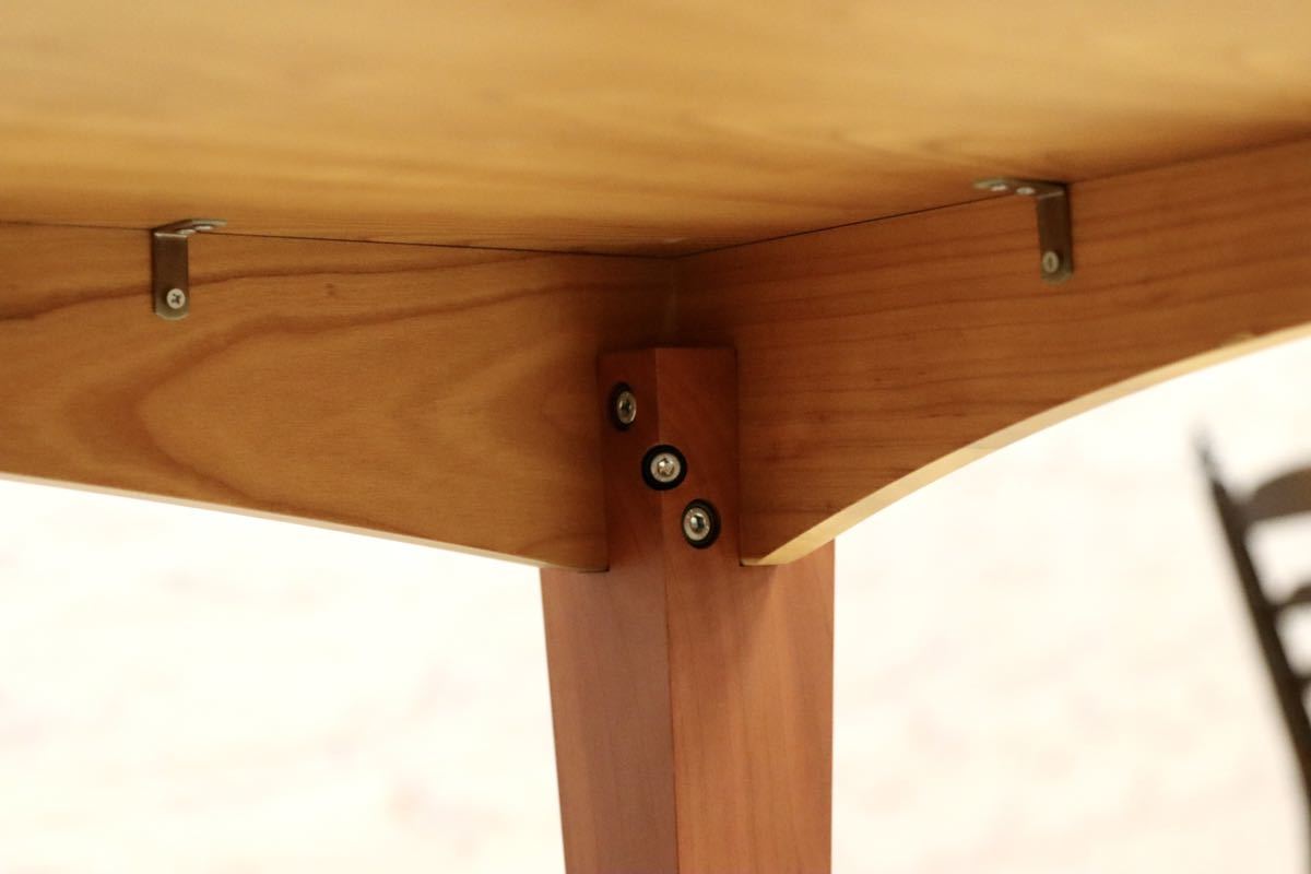 GMFH124○porada / ポラダ TABLO2 ダイニングテーブル 食卓テーブル チェリー材 定価32.4万 イタリア モダン アクタス ACTUS