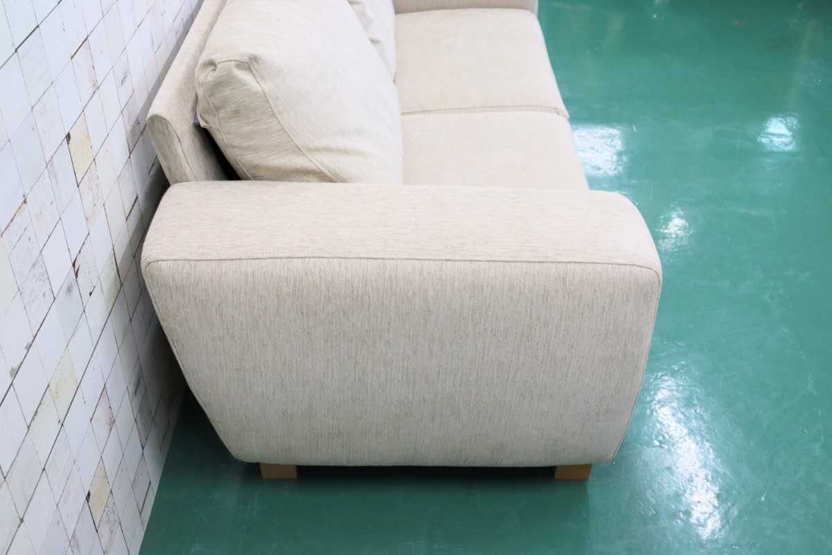 GMFN124○Mayo furniture / メイヨー家具 2.5人掛けソファ ラブソファ ファブリック ワイドアーム アメリカ 高級家具
