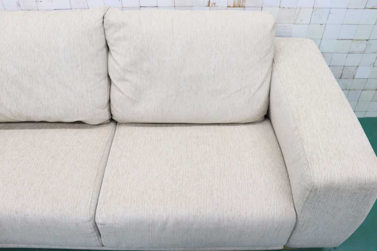 GMFN124○Mayo furniture / メイヨー家具 2.5人掛けソファ ラブソファ ファブリック ワイドアーム アメリカ 高級家具