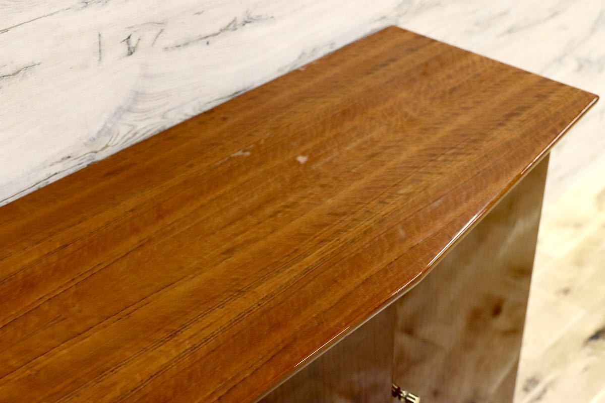 GMFK313○domani / ドマーニ forza フォルザ サイドボード リビングボード 収納家具 カリモク最高峰 ダニエラ材 定価43万 美品