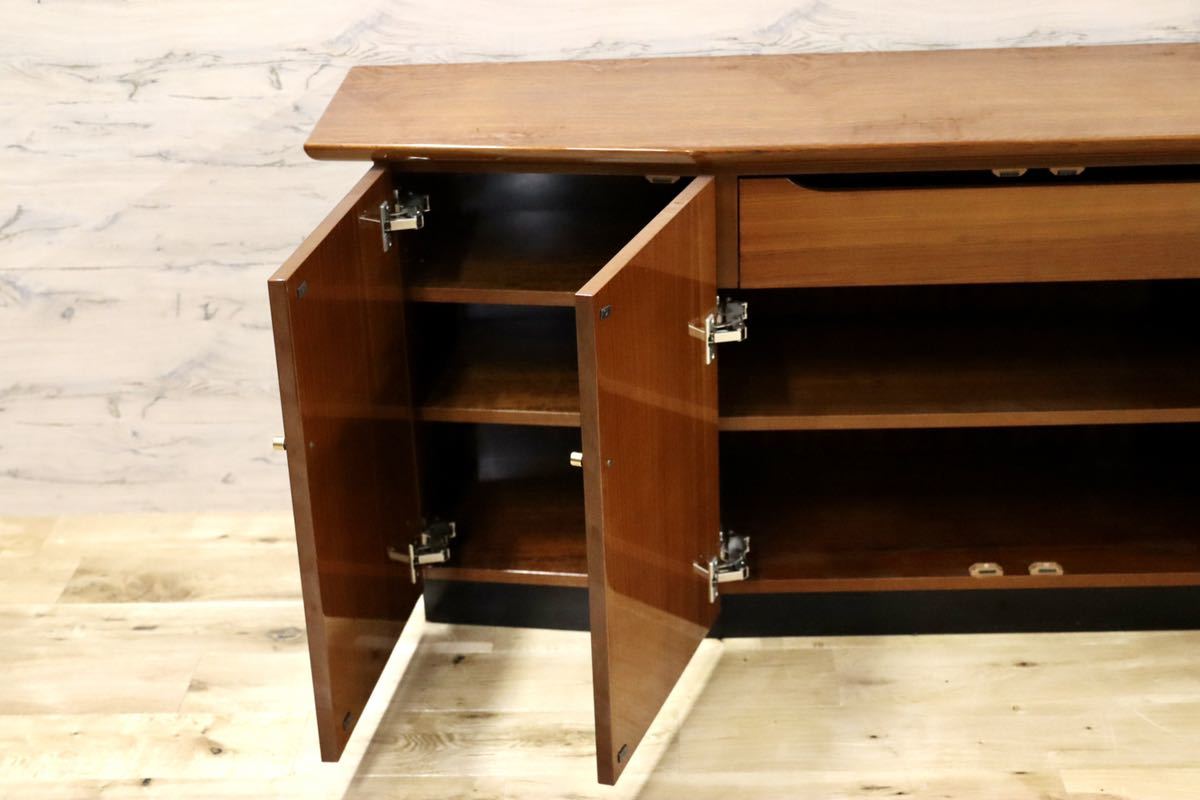 GMFK313○domani / ドマーニ forza フォルザ サイドボード リビングボード 収納家具 カリモク最高峰 ダニエラ材 定価43万 美品