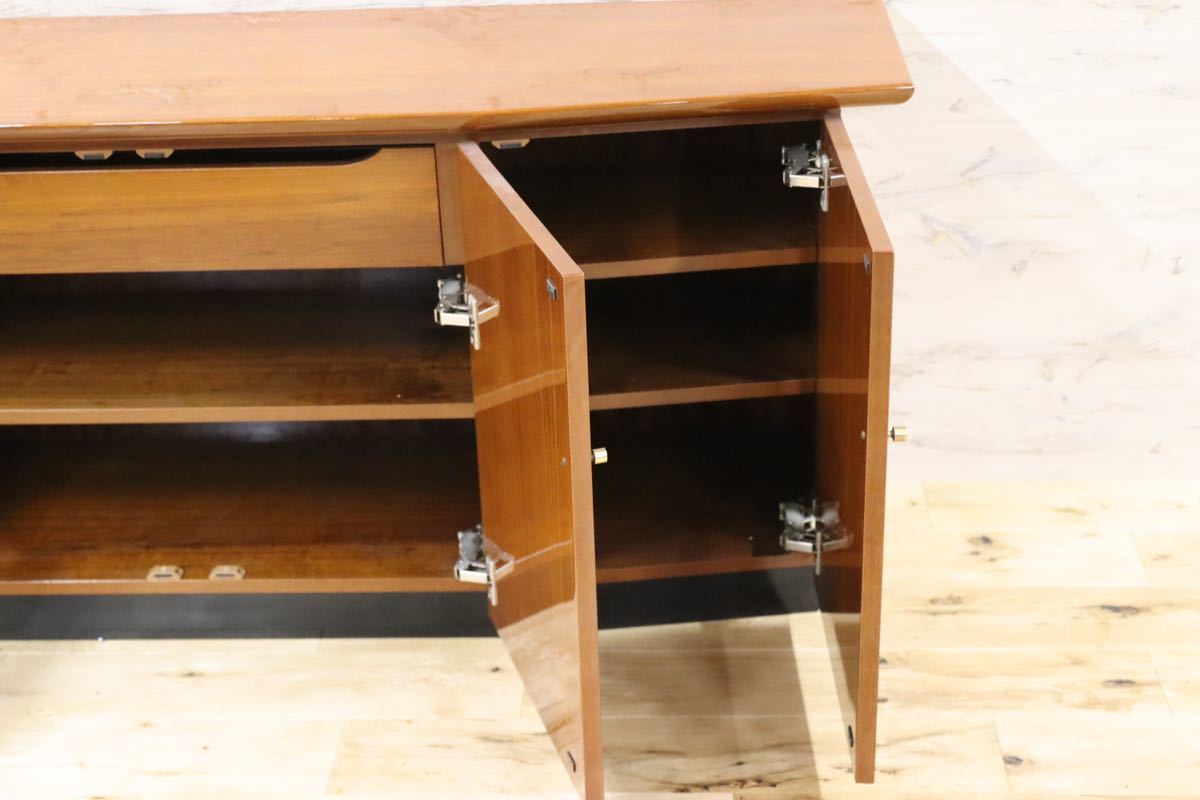 GMFK313○domani / ドマーニ forza フォルザ サイドボード リビングボード 収納家具 カリモク最高峰 ダニエラ材 定価43万 美品